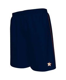 【送料無料】 マジェスティック メンズ ハーフパンツ・ショーツ ボトムス Men's Navy Houston Astros Big Tall Mesh Shorts Navy