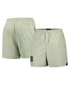 �v���X�^���_�[�h �����Y �{�g���X �n�[�t�p���c�E�V���[�c �V���[�g�p���c Pro Standard Men's Light Green Cincinnati Bengals Neutrals 2.0 Woven Shorts Light Green �O���[��