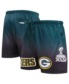 【送料無料】 プロスタンダード メンズ ハーフパンツ・ショーツ ボトムス Men's Black, Green Green Bay Packers Ombre Mesh Shorts Black, Green