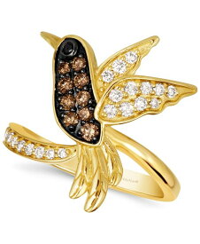 【送料無料】 ル ヴァン レディース リング アクセサリー Multicolor Diamond Bird Statement Ring (1/2 ct. t.w.) in 14k Gold 14K Honey Gold Ring