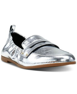 WFVJVv\ fB[X V[Y Xb|E[t@[ [t@[ Jessica Simpson Women's Selipa Slip-On Loafer Flats Silver Faux Leather Vo[