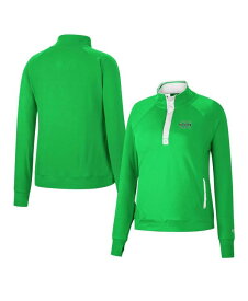 【送料無料】 コロシアム レディース ジャケット・ブルゾン アウター Women's Kelly Green Marshall Thundering Herd Kipling Raglan Quarter-Snap Top Kelly Green