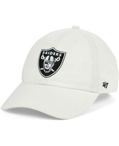 47 �u�����h �����Y �A�N�Z�T���[ �X�q �L���b�v '47 Brand Las Vegas Raiders Basic Fashion Clean Up Cap White �z���C�g