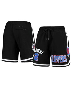 �v���X�^���_�[�h �����Y �{�g���X �n�[�t�p���c�E�V���[�c �V���[�g�p���c Pro Standard Men's Kawhi Leonard Black LA Clippers Player Shorts Black �u���b�N