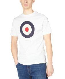 【送料無料】 ベンシャーマン メンズ Tシャツ トップス Men's Signature Target Graphic Short-Sleeve T-Shirt White