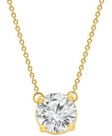 【送料無料】 バッジェリーミシュカ レディース ネックレス・チョーカー・ペンダントトップ アクセサリー Certified Lab Grown Diamond Solitaire Pendant 18" Necklace (2-1/4 ct. t.w.) in 14k Gold Yellow Gold