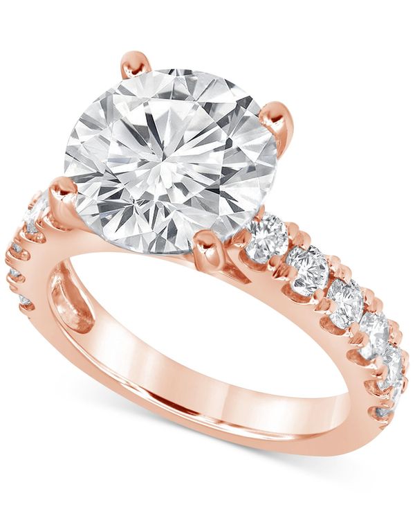 【送料無料】 バッジェリーミシュカ レディース リング アクセサリー Certified Lab Grown Diamond Engagement Ring (6 ct. t.w.) in 14k Gold Rose Goldレディースジュエリー・アクセサリー