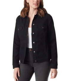 【送料無料】 グロリアバンデービルト レディース シャツ トップス Amanda Classic Denim Jacket Black Rinse