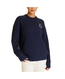 【送料無料】 アララ レディース ニット・セーター アウター Adult Women Crest Sweater Navy