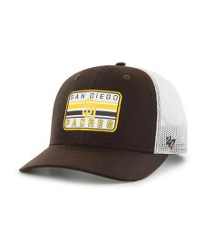 【送料無料】 47ブランド メンズ 帽子 アクセサリー Men's Brown San Diego Padres Drifter Trucker Adjustable Hat Brown