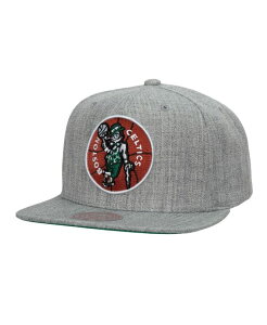 �~�b�`�F��&�l�X �����Y �A�N�Z�T���[ �X�q Mitchell & Ness Men's Heather Gray Boston Celtics Hardwood Classics 2.0 Snapback Hat Heather Gray �O���[