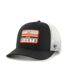 【送料無料】 47ブランド メンズ 帽子 アクセサリー Men's Black San Francisco Giants Drifter Trucker Adjustable Hat Black