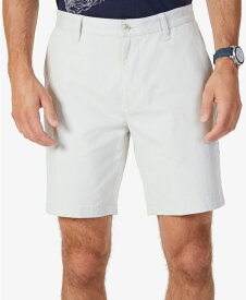 【送料無料】 ナウティカ メンズ ハーフパンツ・ショーツ ボトムス Classic-Fit 8.5” Stretch Chino Flat-Front Deck Short Nautica Stone