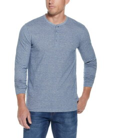 【送料無料】 ウェザープルーフ メンズ シャツ トップス Men's Long Sleeved Microstripe Henley T-shirt Sargasso Sea