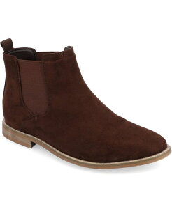 【送料無料】 バンス メンズ ブーツ・レインブーツ シューズ Men's Marshall Tru Comfort Foam Pull-On Round Toe Chelsea Boots Brown