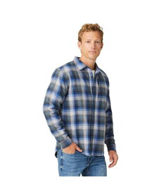 【送料無料】 フリー カントリー メンズ ジャケット・ブルゾン アウター Men's Easywear Flannel Shirt Jacket Cool blue plaid