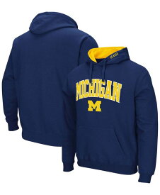 【送料無料】 コロシアム メンズ パーカー・スウェット フーディー アウター Men's Navy Michigan Wolverines Arch Logo 3.0 Pullover Hoodie Navy