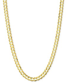 【送料無料】 イタリアン ゴールド レディース ネックレス・チョーカー・ペンダントトップ アクセサリー 18" Open Curb Link Chain Necklace (3-5/8mm) in Solid 14k Gold Gold