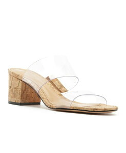 �V���b�c ���f�B�[�X �V���[�Y �T���_�� �q�[�� Schutz Women's Victorie Mid Block Heel Sandals Natural/Clear