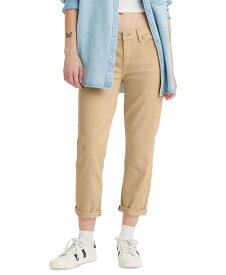 【送料無料】 リーバイス レディース デニムパンツ ジーンズ ボトムス Women's Relaxed Boyfriend Tapered-Leg Jeans Unbasic Khaki