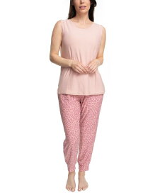 【送料無料】 ムクルクス レディース ナイトウェア アンダーウェア Plus Size 2 Piece Cloud Knit and Joggers Sleep Set Pink