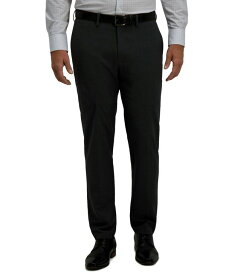 【送料無料】 ハガー メンズ カジュアルパンツ ボトムス J.M. Men's Slim-Fit 4-Way Stretch Glen Plaid Dress Pants Dark Grey