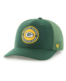 【送料無料】 47ブランド メンズ 帽子 アクセサリー Men's Green Green Bay Packers Unveil Flex Hat Green