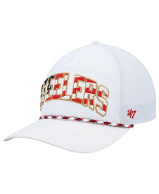 【送料無料】 47ブランド メンズ 帽子 アクセサリー Men's White Pittsburgh Steelers Hitch Stars and Stripes Trucker Adjustable Hat White