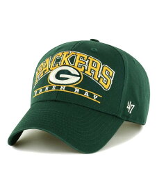 【送料無料】 47ブランド メンズ 帽子 アクセサリー Men's Green Green Bay Packers Fletcher MVP Adjustable Hat Green
