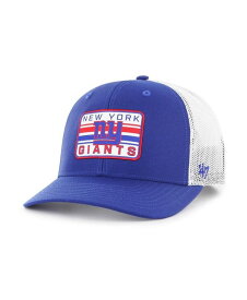 【送料無料】 47ブランド メンズ 帽子 アクセサリー Men's Royal, White New York Giants Drifter Adjustable Trucker Hat Royal, White