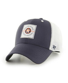 【送料無料】 47ブランド メンズ 帽子 アクセサリー Men's Navy Houston Astros Disburse MVP Trucker Adjustable Hat Navy