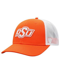 �g�b�v�I�u�U���[���h �����Y �A�N�Z�T���[ �X�q Top of the World Men's Orange White Oklahoma State Cowboys Trucker Snapback Hat Orange White �z���C�g