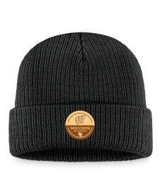 【送料無料】 トップオブザワールド メンズ 帽子 アクセサリー Men's Black Wisconsin Badgers Elijah Cuffed Knit Hat Black