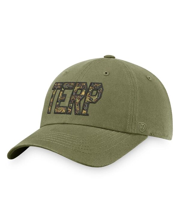 【送料無料】 トップオブザワールド メンズ 帽子 アクセサリー Men´s Olive Maryland Terrapins OHT Military-Inspired Appreciation Unit Adjustable Hat Oliveのサムネイル