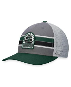 �g�b�v�I�u�U���[���h �����Y �A�N�Z�T���[ �X�q Top of the World Men's Gray Green Michigan State Spartans Aurora Trucker Adjustable Hat Gray Green �O���[