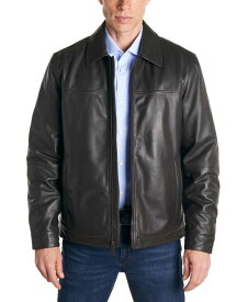 【送料無料】 ペリーエリス メンズ ジャケット・ブルゾン アウター Men's Classic Leather Jacket Brown