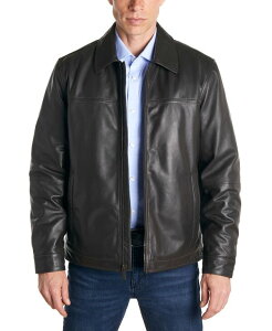 �y���[�G���X �����Y �A�E�^�[ �W���P�b�g�E�u���]�� ���U�[ �W���P�b�g Perry Ellis Men's Classic Leather Jacket Brown �u���E��