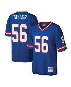 �~�b�`�F��&�l�X �����Y �g�b�v�X �V���c �W���[�W�[ Mitchell & Ness Men's Lawrence Taylor Royal New York Giants Legacy Replica Jersey Blue �u���[