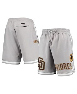 �v���X�^���_�[�h �����Y �{�g���X �n�[�t�p���c�E�V���[�c �V���[�g�p���c Pro Standard Men's Gray San Diego Padres Team Shorts Gray �O���[