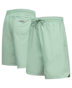�v���X�^���_�[�h �����Y �{�g���X �n�[�t�p���c�E�V���[�c �V���[�g�p���c Pro Standard Men's Light Green Dallas Cowboys Neutrals 2.0 Woven Shorts Light Green �O���[��