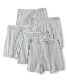 【送料無料】 ランズエンド メンズ ボクサーパンツ アンダーウェア Men's Knit Boxer 5 Pack Gray heather