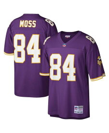【送料無料】 ミッチェル&ネス メンズ シャツ トップス Men's Randy Moss Purple Minnesota Vikings Legacy Replica Jersey Purple
