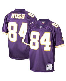 【送料無料】 ミッチェル&ネス メンズ シャツ トップス Men's Randy Moss Purple Minnesota Vikings 1998 Authentic Throwback Retired Player Jersey Purple