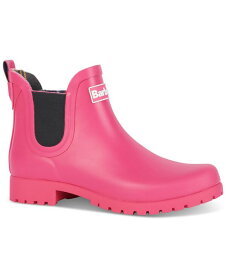 【送料無料】 バーブァー レディース ブーツ・レインブーツ シューズ Women's Wilton Wellington Ankle Rain Boots Pink Dahlia