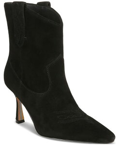 yz TGf} fB[X u[cECu[c V[Y Women's Moe Pointed-Toe Pull-On Western Boots Black