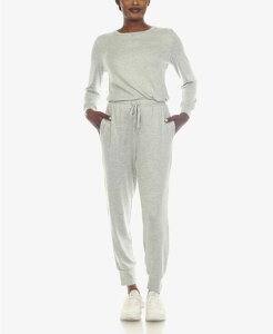 �z���C�g�}�[�N ���f�B�[�X �A���_�[�E�F�A �i�C�g�E�F�A White Mark Women's 2 Piece Tie Dye Lounge Set Olive �I���[�u