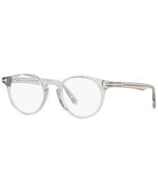 【送料無料】 トム・フォード メンズ サングラス・アイウェア アクセサリー TR001034 Unisex Round Eyeglasses Gray