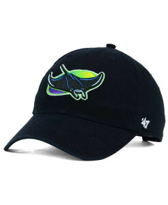 47 �u�����h �����Y �A�N�Z�T���[ �X�q �L���b�v '47 Brand Tampa Bay Rays Core Clean Up Cap Black �u���b�N