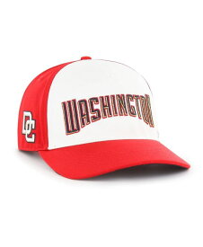 【送料無料】 47ブランド メンズ 帽子 アクセサリー Men's Red White Washington Nationals Cooperstown Collection Retro Contra Hitch Snapback Hat Red, White