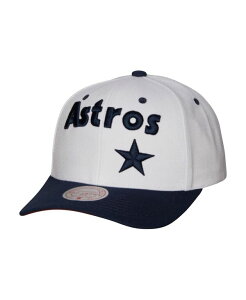 �~�b�`�F��&�l�X �����Y �A�N�Z�T���[ �X�q Mitchell & Ness Men's White Houston Astros Cooperstown Collection Pro Crown Snapback Hat White �z���C�g